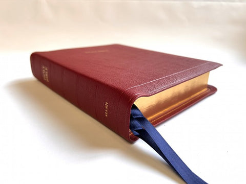 Allan Oxford Bible: Brevier Clarendon Wide Margin Reference Bible Red Goatskin Edition #5WM R
