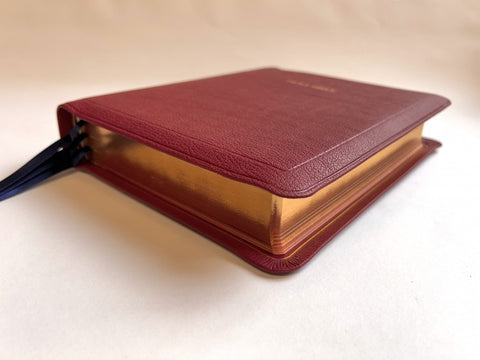 Allan Oxford Bible: Brevier Clarendon Wide Margin Reference Bible Red Goatskin Edition #5WM R