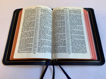 Allan Oxford Bible: Brevier Clarendon Edition Bible #7C (Navy Blue)