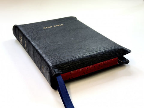 Allan Oxford Bible: Longprimer #63 - Sovereign Black Highland Goatskin - Speckled Edges
