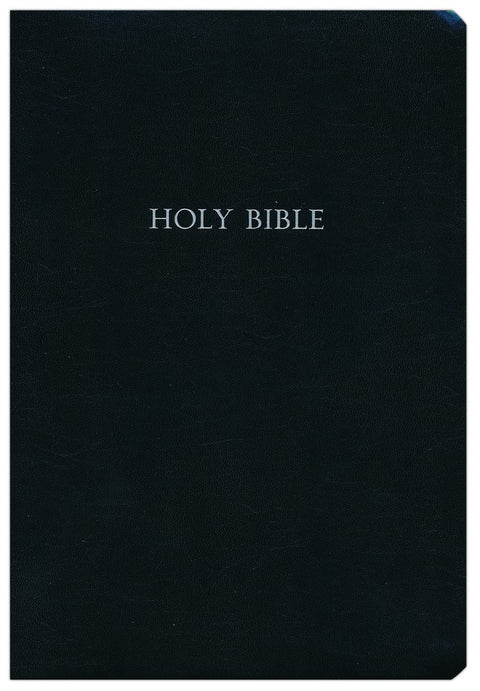 Hendrickson Bible: Large Print Wide Margin Black Imitation Leather
