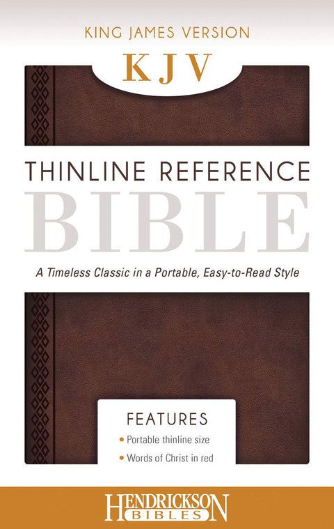Hendrickson Bible: Thinline Reference Edition Bible Chestnut Flexisoft
