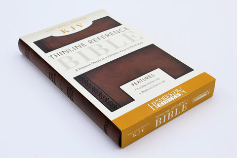Hendrickson Bible: Thinline Reference Edition Bible Chestnut Flexisoft