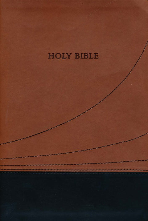 Hendrickson Bible: Large Print Thinline Reference Bible Flexisoft Cocoa/Black