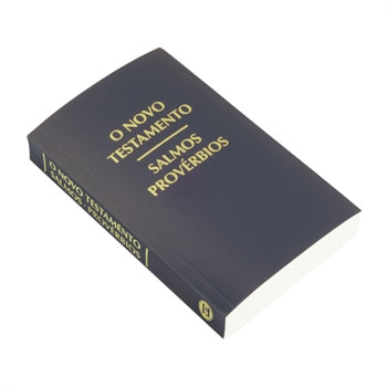 Portuguese New Testament with Psalms & Proverbs - Blue Paperback