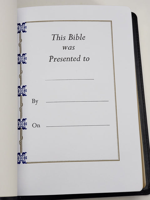 Church Bible Publishers:  Handsize Text Bible - Black