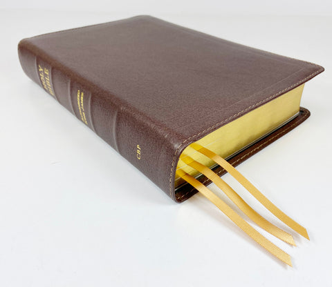 Church Bible Publishers: Midsize Large Print Reader’s Edition – Goatskin Leather