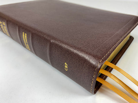 Church Bible Publishers: Midsize Large Print Reader’s Edition – Goatskin Leather