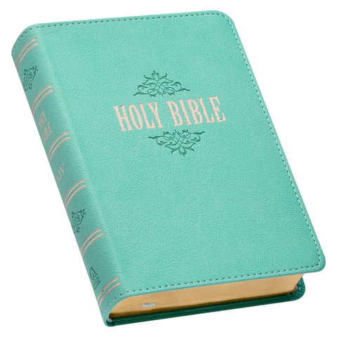 Christian Art Publishers: Teal Faux Leather Compact