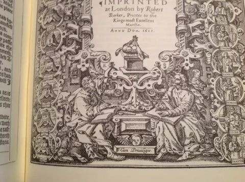 Facsimile 1611 King James Bible: Synthetic Leather Reference - Hardcover