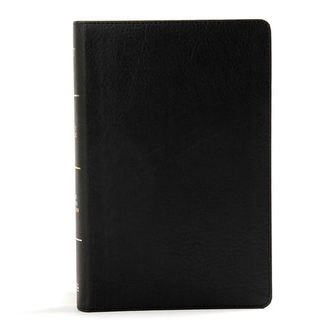 Holman Bible: Large Print Personal Size Reference Bible Leathertouch - Black