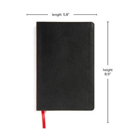 Holman Bible: Large Print Personal Size Reference Bible Leathertouch - Black
