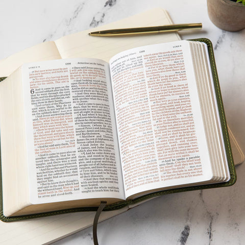 Holman Bible: Compact Olive LeatherTouch