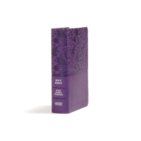 Holman Bible: Compact Purple LeatherTouch