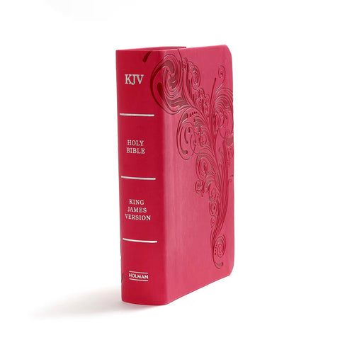 Holman Bible: Compact Pink LeatherTouch