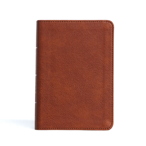 Holman Bible: Compact Burnt Sienna LeatherTouch