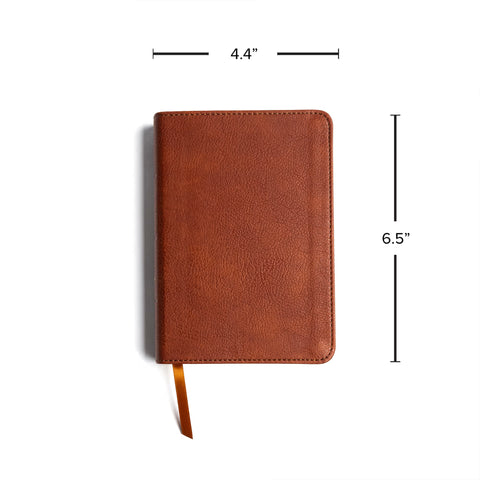 Holman Bible: Compact Burnt Sienna LeatherTouch