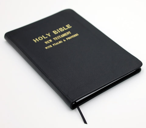 BBB: Soft-Skin Leather Large Print New Testament with Psalms & Proverbs