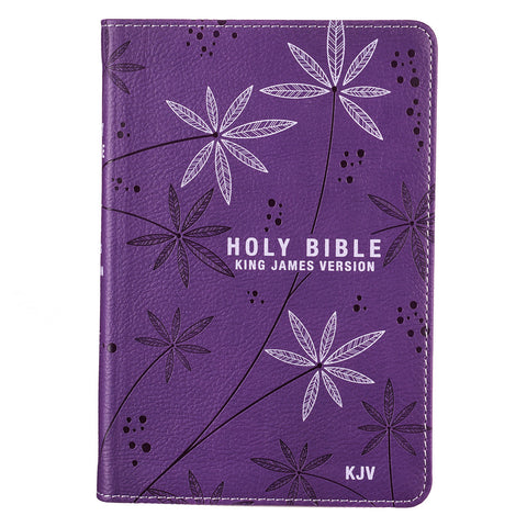Christian Art Publishers:  Purple Faux Leather Compact Bible