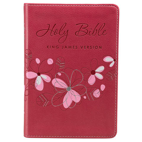 Christian Art Publishers:  Pink Faux Leather Compact Bible