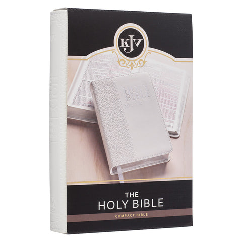 Christian Art Publishers:  White Faux Leather Compact