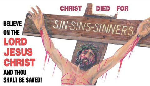 Sin, Sins, Sinners - Business Card Tract (100 count)
