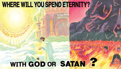 Where Will You Spend Eternity? - Business Card Tract (100 count)