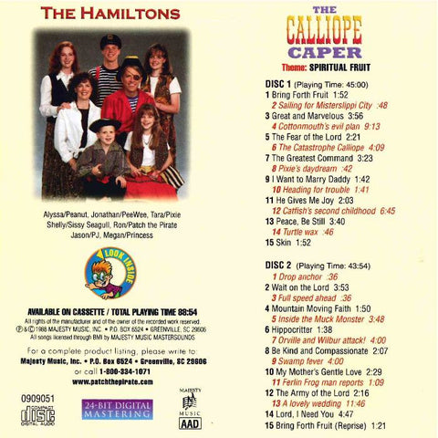 The Calliope Caper - Patch The Pirate CD