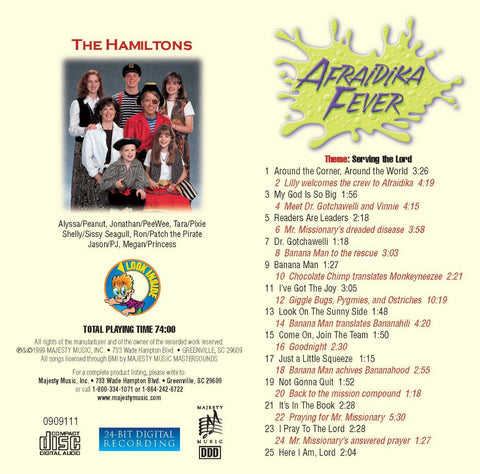 Afraidika Fever - Patch The Pirate CD
