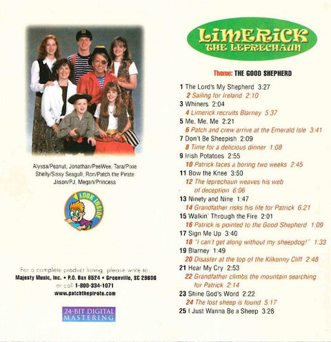 Limerick The Leprechaun -  Patch The Pirate CD