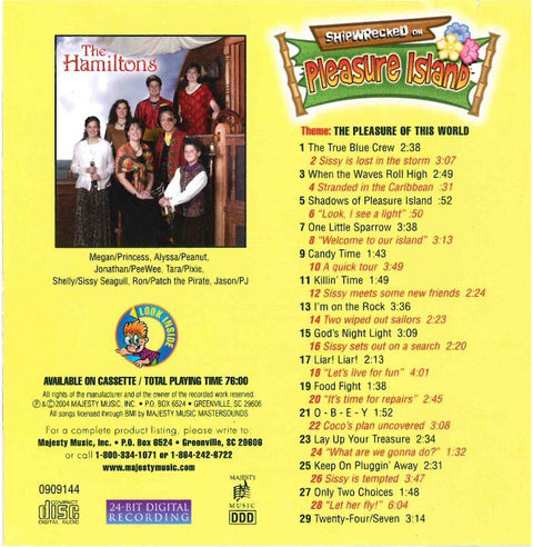 Shipwrecked On Pleasure Island - Patch The Pirate CD