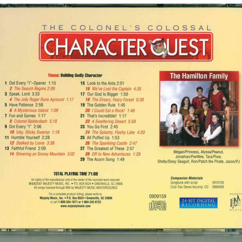 Character Quest - Patch The Pirate CD