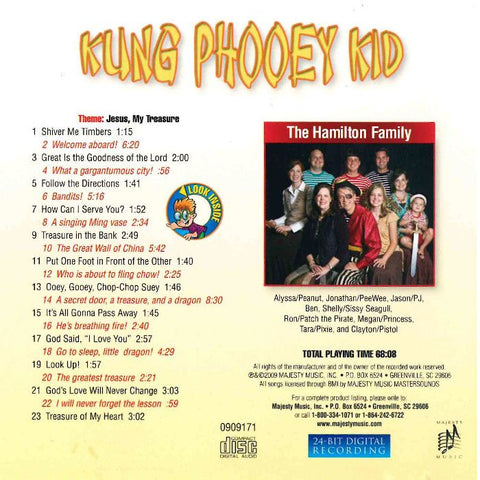 Kung Phooey Kid - Patch The Pirate CD