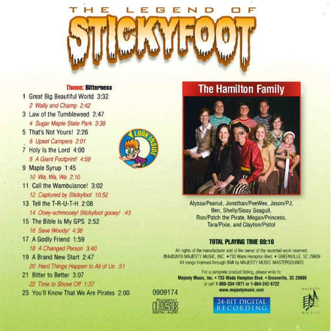 The Legend Of Sticky Foot - Patch The Pirate CD