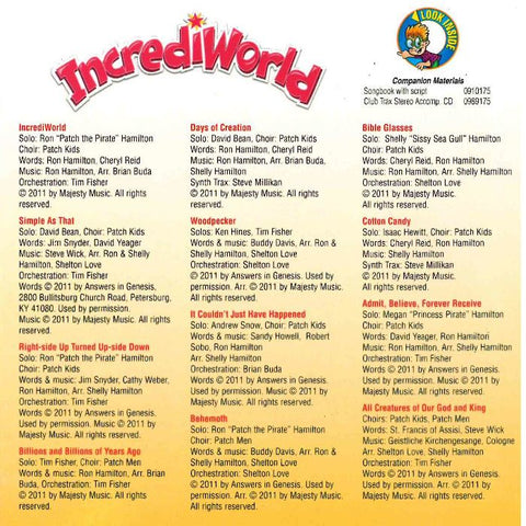 Incrediworld - Patch The Pirate CD