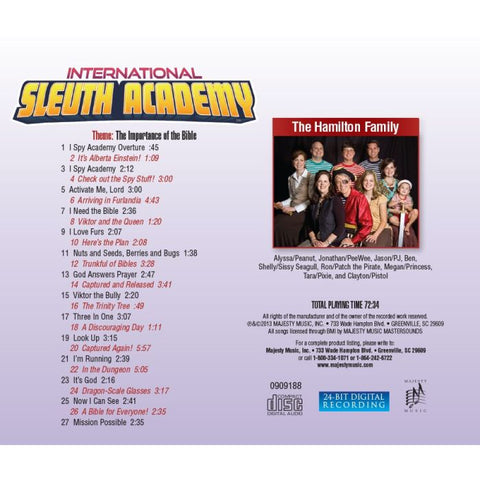 International Sleuth Academy - Patch the Pirate CD