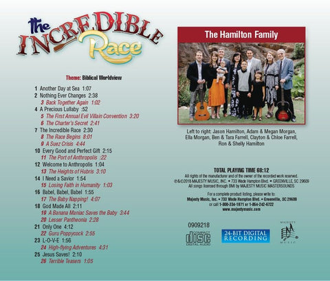 The Incredible Race  - Patch the Pirate CD