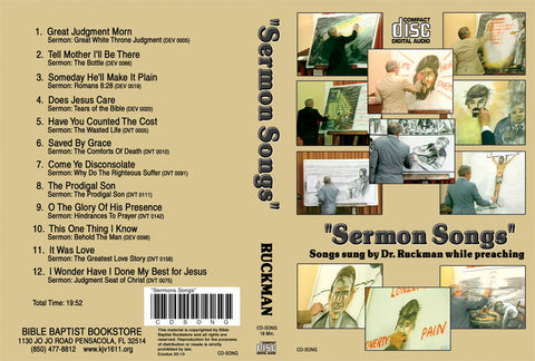 Sermon Songs - Ruckman CD