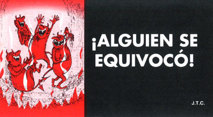 Spanish: Somebody Goofed - Tract