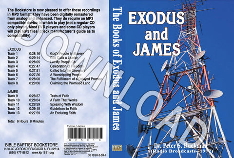 Exodus & James Radio Sunday School 1977 - Downloadable MP3