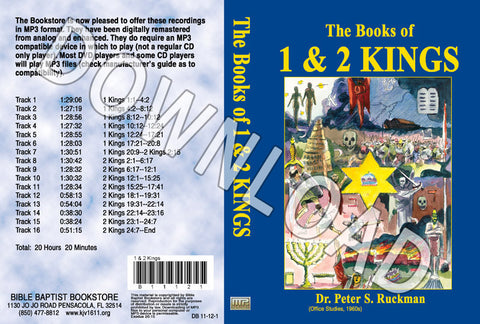 1 & 2 Kings - Downloadable MP3