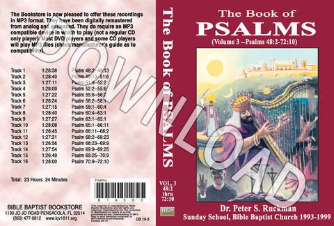 Psalms, Volume 3 - Downloadable MP3