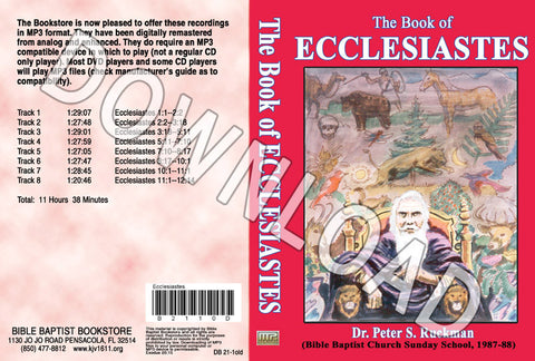 Ecclesiastes (1987) - Downloadable MP3