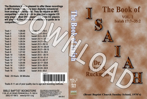 Isaiah, Volume 2 - Downloadable MP3