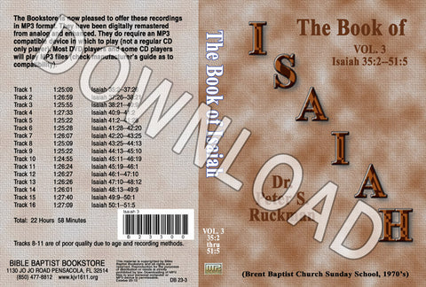 Isaiah, Volume 3 - Downloadable MP3