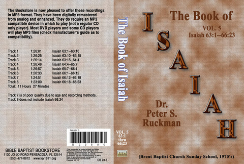 Isaiah, Volume 5 - MP3