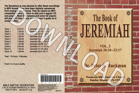 Jeremiah, Volume 2 - Downloadable MP3