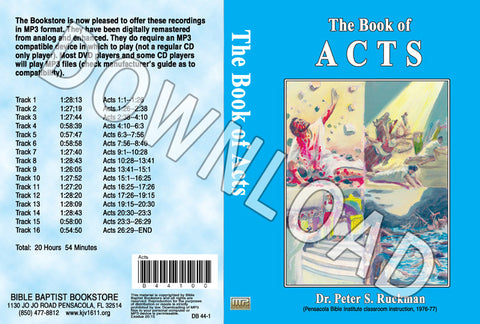 Acts - Downloadable MP3