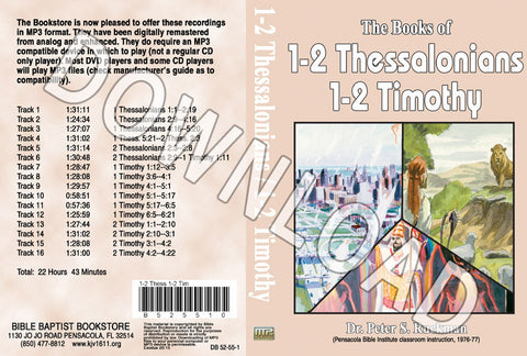 1 & 2 Thessalonians, 1 & 2 Timothy - Downloadable MP3
