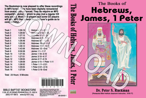 Hebrews, James, 1 Peter - Downloadable MP3